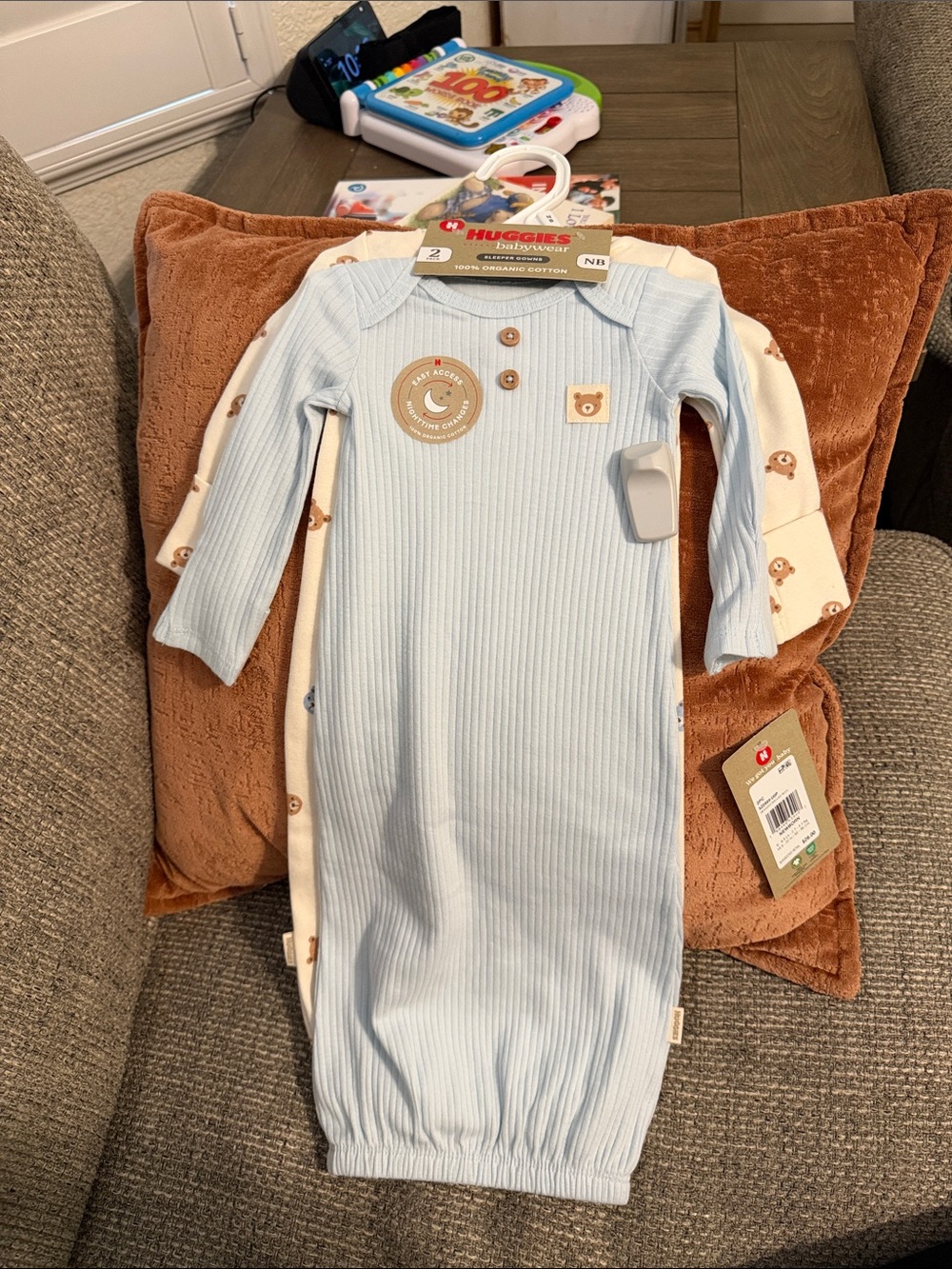 NWT Huggies Babywear Sleeper Gown